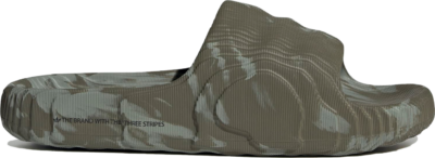 adidas Adilette 22 Slides Olive Strata Silver Green HP6517