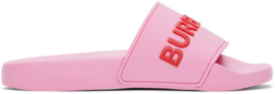 Burberry Embossed Logo Slides Bubblegum Pink (Women’s) 8039897