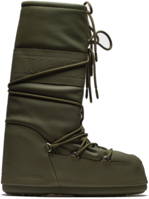 Moon Boot ICON RUBBER men Boots Green 14027600002
