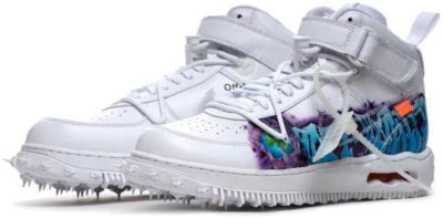 Nike Air Force 1 Mid Off-White Graffiti White DR0500-100