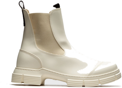 Ganni Recycled Rubber City Boot women Boots White S1912-135
