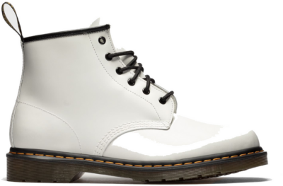 Dr.Martens 101 SMOOTH LEATHER LACE UP BOOTS men Boots White 26366100