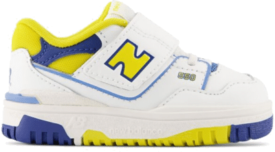 New Balance Kinderen 550 Bungee Lace with Top Strap in Blauw, Synthetic, Blauw IHB550CG