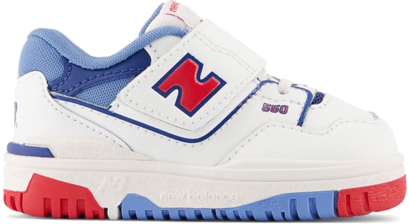 New Balance Kinderen 550 Bungee Lace with Top Strap in Blauw, Synthetic, Blauw IHB550CH