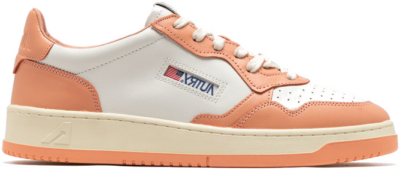 Autry Action Shoes MEDALIST LOW men Lowtop Orange|White AULMWB34