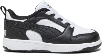 PUMA Rebound V6 Lo Toddlers’ Sneakers, White/Black White,Black 393835_01