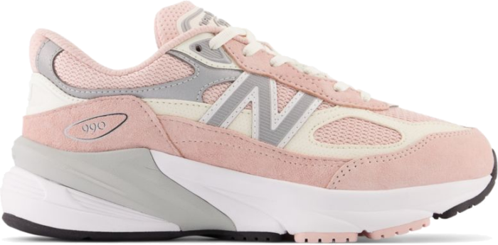 New Balance Kinderen FuelCell 990v6 in Roze, Suede/Mesh, Roze GC990PK6