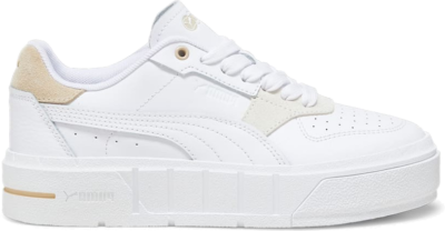 PUMA Cali Court Match Youth Sneakers, White/Granola White,Granola 393803_02