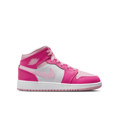 Nike Air Jordan 1 Mid Fierce Pink (GS)  FD8780-116