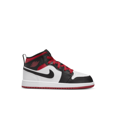 Jordan 1 Mid Gym Red Black Toe (PS) DQ8424-106
