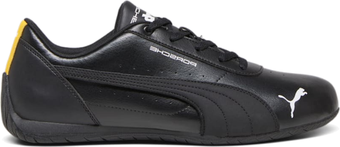 Men’s PUMA Porsche Legacy Neo Cat Motorsport Shoe Sneakers, Black/Lemon Chrome Black,Lemon Chrome 307693_04