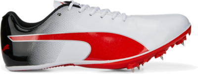 Men’s PUMA Evospeed Sprint 14 Track And Field Shoe Sneakers, White/Black/Red 377001_03