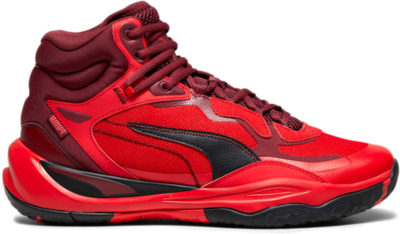 Men’s PUMA Playmaker Pro Mid Basketball Shoe Sneakers, For All Time Red/Regal Red 377902_10