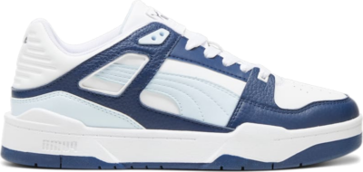 Women’s PUMA Slipstream Leather Sneakers, White/Icy Blue/Persian Blue 387544_24