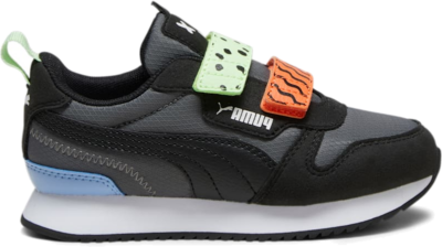 PUMA R78 Mix Match Kids’ Sneakers, Cool Dark Grey/Black/White 392565_02