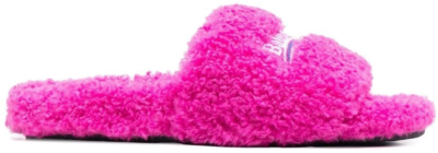 Balenciaga Furry Slides Pink (Women’s) 654261W2DO15096