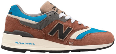 New Balance 997 Made in USA Elevated Basics Brown Blue White M997S0E
