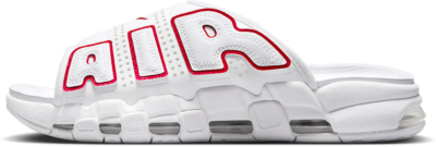 Nike Air More Uptempo Slide White Red FD9884-100