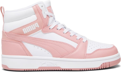 Women’s PUMA Rebound Sneakers, White/Future Pink 392326_11