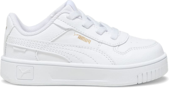 PUMA Carina Street Toddlers’ Sneakers, White/Gold White,Gold 393848_01