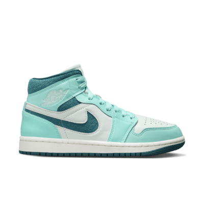 Nike Air Jordan 1 Mid Chenille Bleached Turquoise (W) DZ3745-300