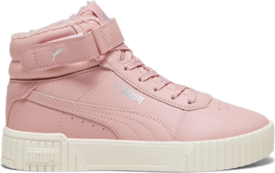 PUMA Carina 2.0 Mid Winter Sneakers Youth, Future Pink/Silver/Alpine Snow 387380_03