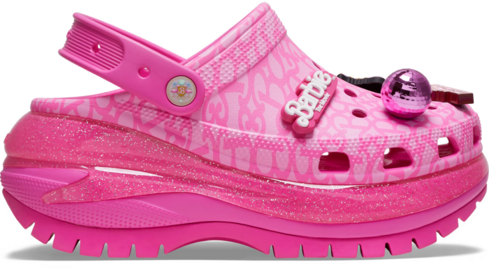 Crocs Classic Mega Crush Clog Barbie The Movie Electric Pink 209244-6QQ