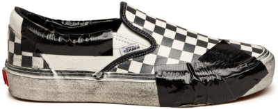 Vans Vault Classic Slip On LX *Duct Tape* Black Checkerboard VN0A3QXYBKC1