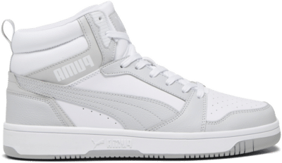 Puma Rebound Sneakers, White, Size 42, White,Ash Gray 392326_05