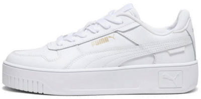 PUMA Carina Street Youth Sneakers, White/Gold White,Gold 393846_01