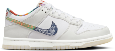 Nike Dunk Low White Multi-Color Paisley (GS) FN8913-141
