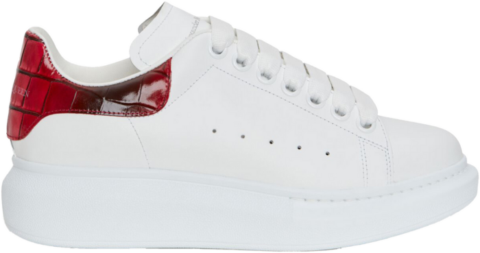 red and white alexander mcqueen sneakers