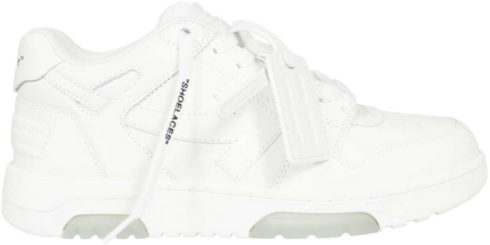 OFF WHITE Off-White Out Of Office Calf Leather Triple White OMIA189C99-LEA006-0100
