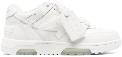 OFF WHITE Off-White Out Of Office Calf Leather Triple White (Women’s) OWIA259C99-LEA005-0100