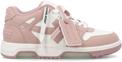 OFF WHITE Off-White Out Of Office Calf Leather White Pink (Women’s) OWIA259C99-LEA006-0130