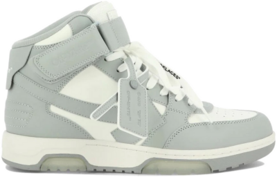 OFF WHITE Off-White Out Of Office Mid Top White Grey OMIA259C99-LEA002-0109