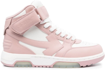 OFF WHITE Off-White Out Of Office Mid Top White Pink (Women’s) OWIA275C99-LEA002-0130