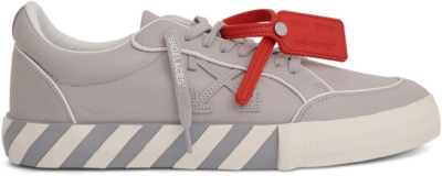 OFF-WHITE Vulc Leather Sneaker Grey OMIA085S23LEA0040501