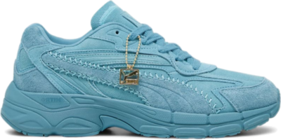 Women’s PUMA Teveris Nitro Reclaim Suede Sneakers, Bold Blue/Gold 392715_01