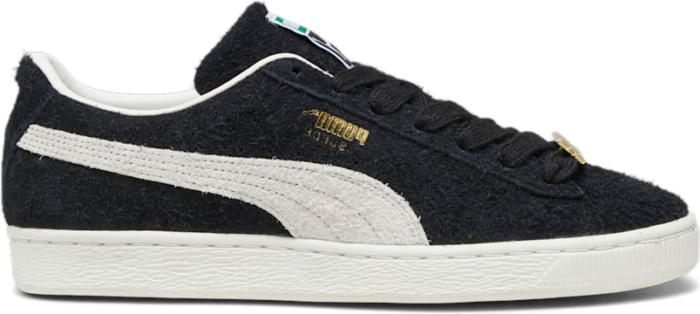 Puma suede hot sale classic white laces