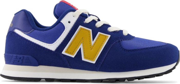 New Balance Kinderen 574 in Blauw, Suede/Mesh, Blauw GC574HBG