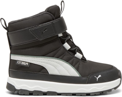 PUMA Evolve PureTEX Kids’ Boots, Black/Ash Grey/White 392649_02