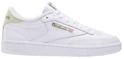 Reebok Classics Club C 85 sneakers wit/lichtgeel