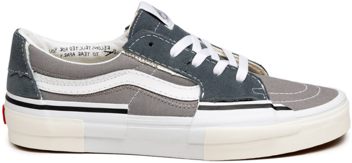 Vans VANS Sk8-low Reconstruct, Skate, Schoenen, grey, maat: 41, beschikbare maaten:41,42,42.5,43,44,44.5,45,46 Grijs VN0009QSGRY