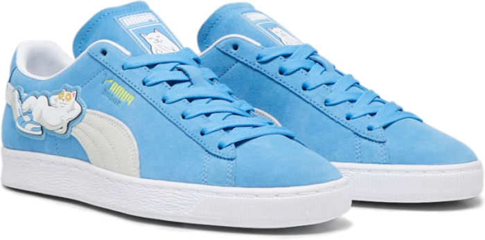 Men’s PUMA x Ripndip Suede Blue Sneakers, Regal Blue/White Regal Blue,White 393537_01