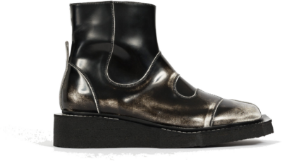 Henrik Vibskov Enzo Driver Boot-Footwear Black / White STUD-A908-WBO