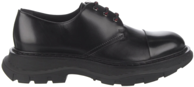 Alexander McQueen Leather Derby Shoe Black 652884WHSW11000