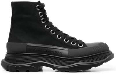 Alexander McQueen Tread Slick Boot Triple Black 627206WHBGU1081