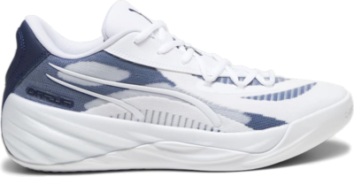 Men’s PUMA All-Pro Nitro Team Basketball Shoe Sneakers, Dark Blue White,Navy,Lime Squeeze 379081_03