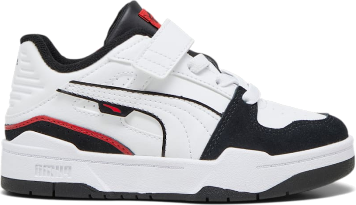 PUMA Slipstream Bball Mix Kids’ Sneakers, White/Black 394339_01